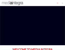 Tablet Screenshot of mediaintegra.com